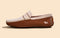 ReLive Knit Color Block Loafers : Beige/Brown