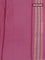 Banarasi mushru silk saree pastel pink with allover stripes pattern & zari buttas and satin border