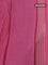 Banarasi mushru silk saree light pink with allover stripes pattern & zari weaves and satin border