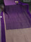 Banarasi mushru silk saree violet with allover zari weaves and zari woven border