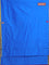 Arani semi silk saree cs blue and purple with thread woven buttas and piping border