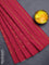 Arani semi silk saree maroon with zari woven buttas in borderless style