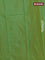 Arani semi silk saree dual shade of green with zari woven buttas in borderless style