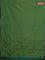 Arani semi silk saree green with zari woven buttas in borderless style