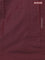Arani semi silk saree deep maroon with allover thread weaves in borderless style