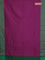 Arani semi silk saree dark magenta pink and dual shade green with zari woven buttas and paisley zari woven butta border