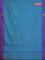Arani semi silk saree dual shade of teal blue and pink with thread woven buttas and thread woven butta border