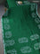 Chiniya silk saree green with allover bandhani prints