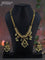 Antique Guttapusalu Necklace with kemp & cz stones and pearl hangings