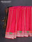 Banarasi semi katan silk saree dual shade of pink with allover zari weaves and thread & zari woven border