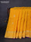 Banarasi silk saree yellow and violet with annam zari woven buttas and zari woven border