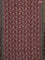 Chanderi bagru saree maroon and black with allover kalamkari prints and mageshwari border