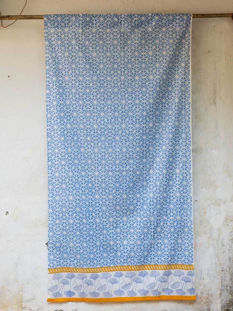Forever Sitara Block Printed Cotton Curtain