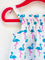 Turquoise Flamingo Organic Cotton Block Printed Top