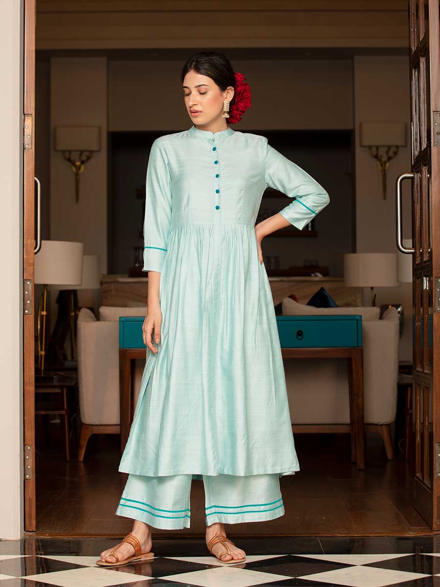 Sifar Silk Long Regular Kurta
