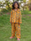 Sweet Dreams Block Printed Cotton Top & Pyjama Set