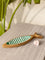 Turquoise Fin Hand Carved Wooden Platter - Small