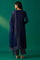 Navy Blue Embroidered Straight Kurta with Straight Pant and Dupatta Set