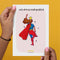 Supermom Cape Card - Gujarati