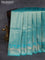 Banarasi silk saree teal green shade with allover zari woven brocade weaves and zari woven border