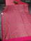 Banarasi semi katan saree pink with allover thread & zari woven brocade pattern and woven border