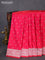Banarasi semi mushru silk saree red with allover zari woven buttas and zari woven border