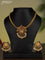 Antique attigai necklace with kemp stones and pearl & golden beads hanging