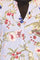 Blue Floral Printed Straight Rayon Kurta