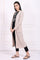 Beige Solid Trench Rayon Jacket