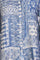 Blue Geometric Printed Straight Shirt