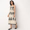 Woven Strapy Flared Cotton Dress