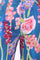 Blue Floral Printed Modal Straight Kurta