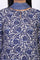 Blue Floral Printed Straight Kurta with Straight Pant and Dupatta Set