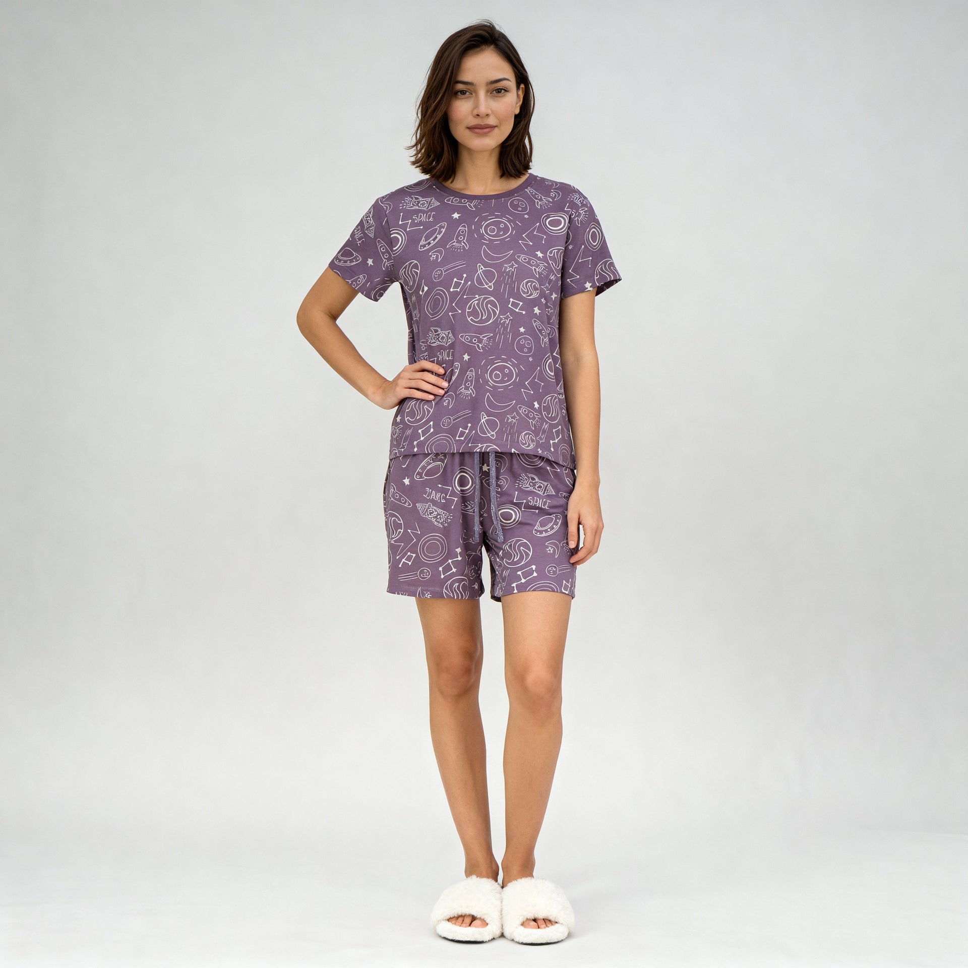 Cotton Printed Lounge T-Shirt