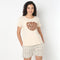 Chest Print Loungewear T-shirt