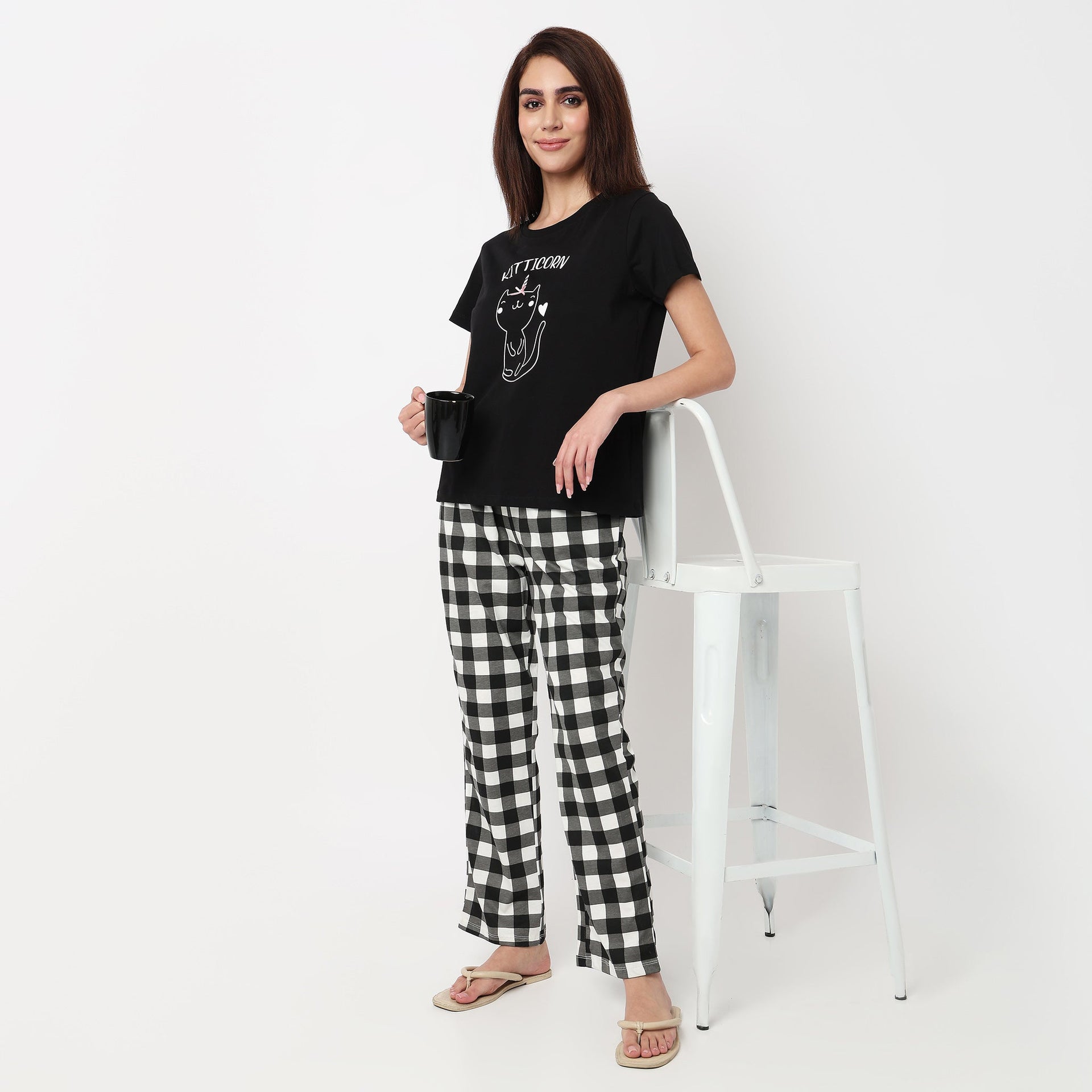 Cotton Printed Lounge T-Shirt