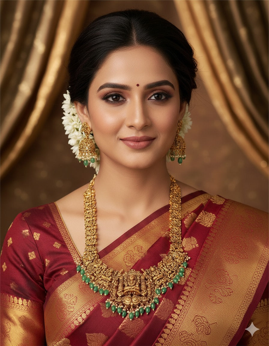 Designer Lakshmi Devi Grand Wedding Haaram Set