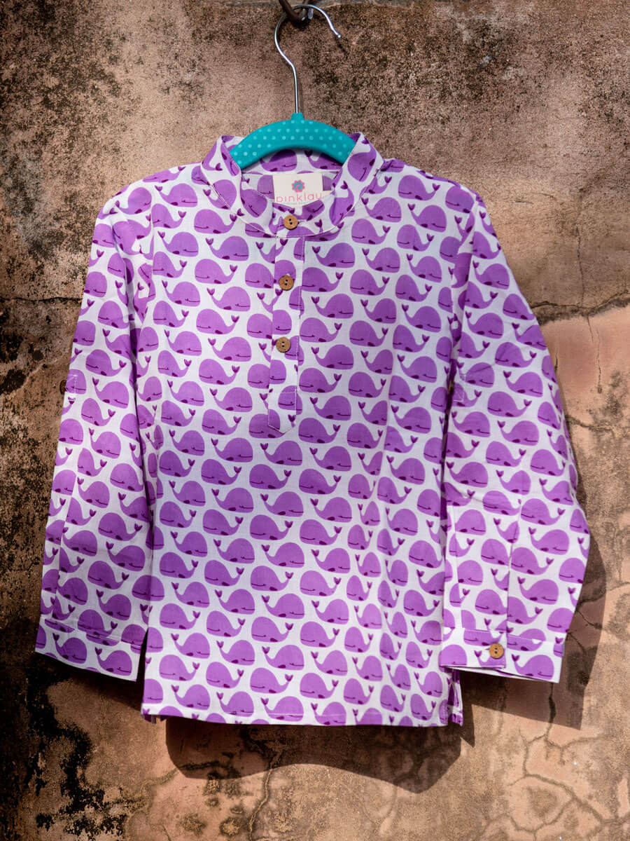 Willy Whale Organic Cotton Kurta