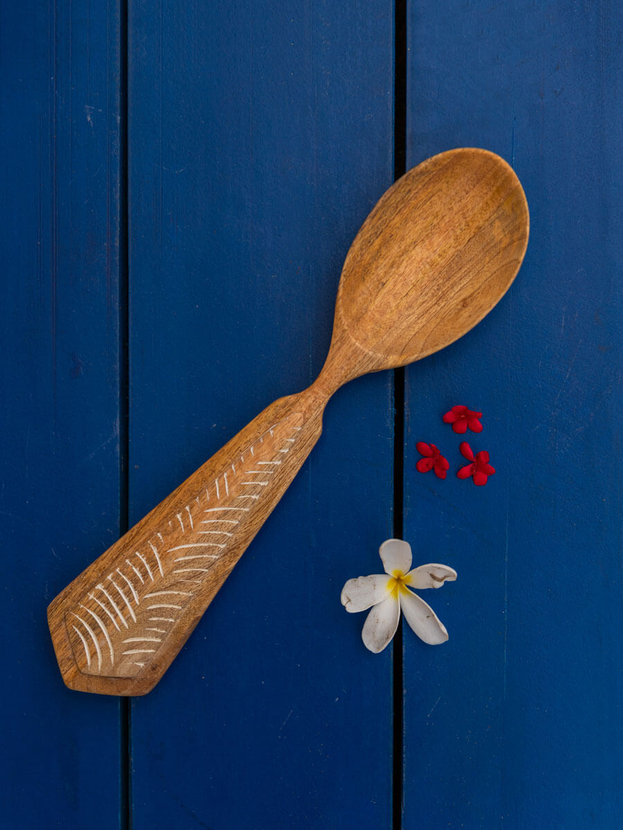 Wooden Fern Spoon