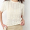 Cotton Flat Knit Top