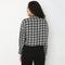 Checkered Boxy Crop Shirt