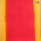 Bandhani saree red and yellow with bandhani prints and banarasi style mina border