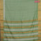 Bhagalpuri saree green shade with allover bandhani prints and zari woven border