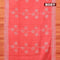 Bhagalpuri saree peach pink shade with butta prints and zari woven border
