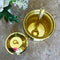 Brass Ghee Pot with lid and spoon, ghee serving container