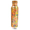 Pure Copper Water Bottle with Glass, Printed Flower Design and Leakproof Threaded Cap, Multicolour.