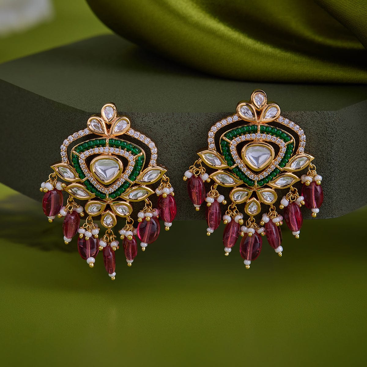 Kundan Earring 164019