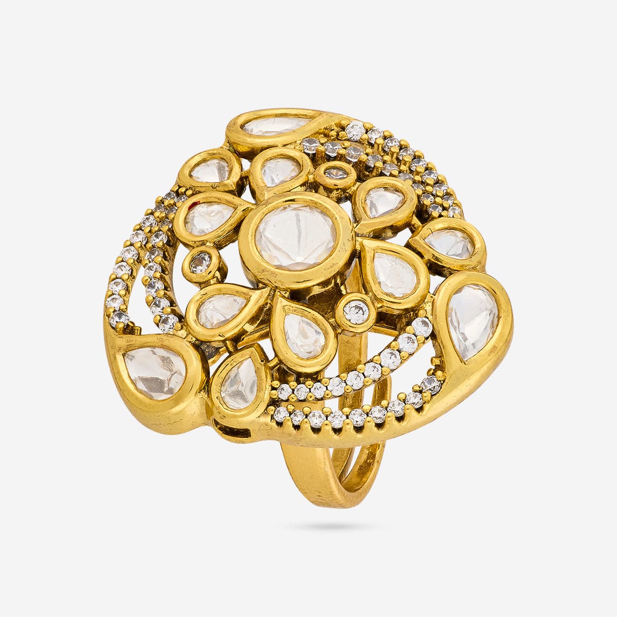 Kundan Finger Ring 197204