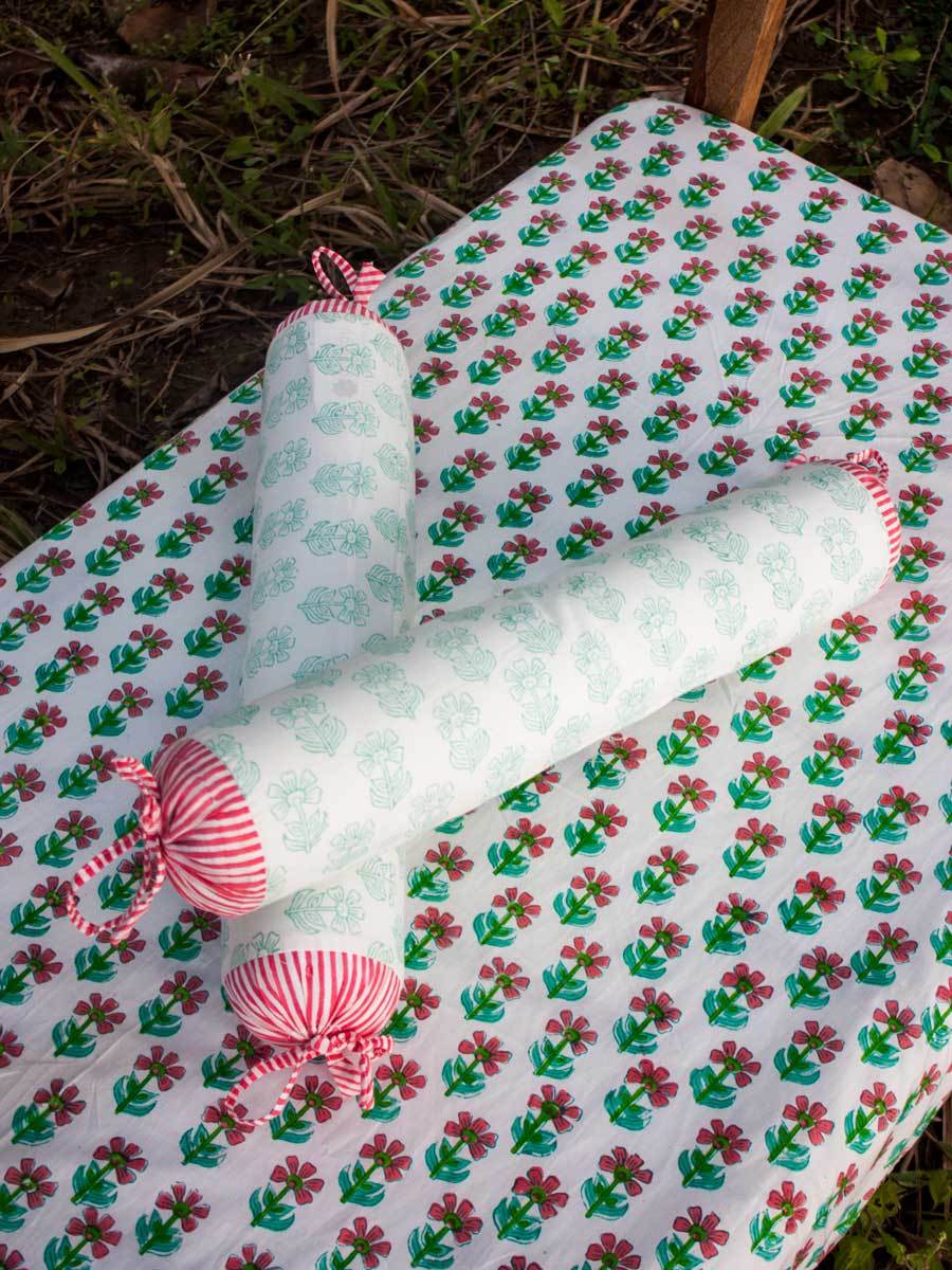 Butterfly Organic Cotton Infant Bolster - Set of 2