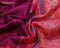 Pure kanjivaram silk saree dark magenta pink and pink with thread woven buttas and thread woven border